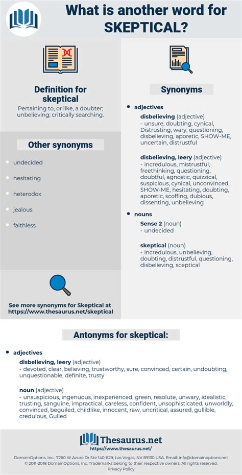 skeptical antonym|skeptical synonyms and antonyms.